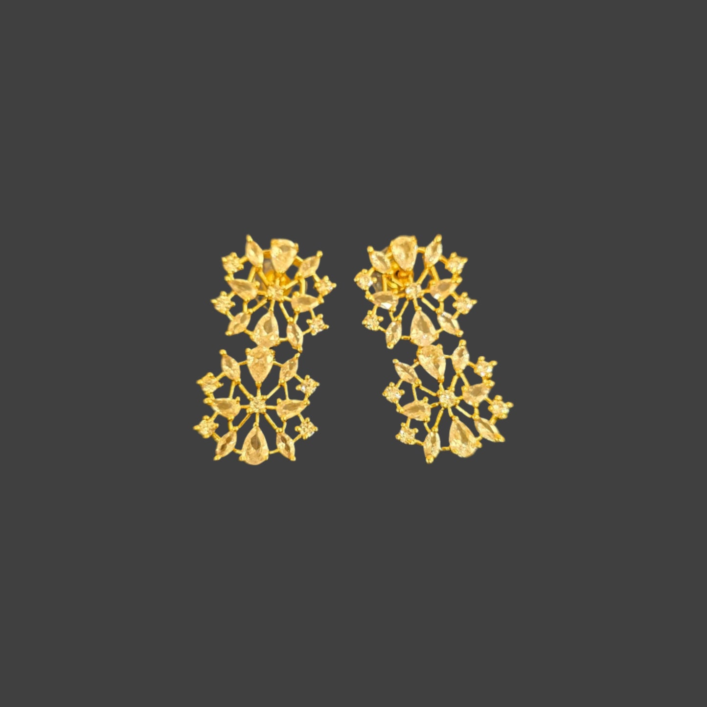 Cubic zirconia necklace set