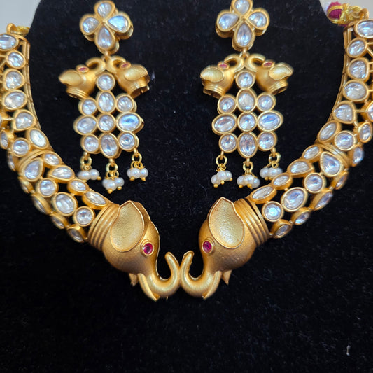 Rajasthani hasli necklace set