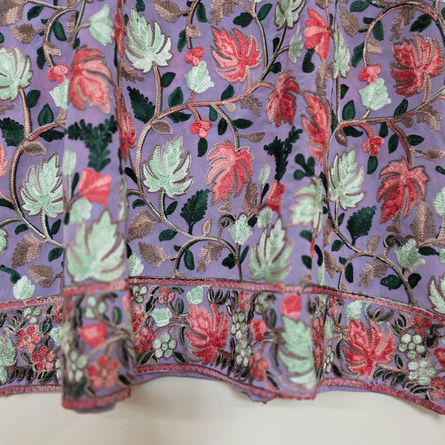 Kashmiri embroidery kurti