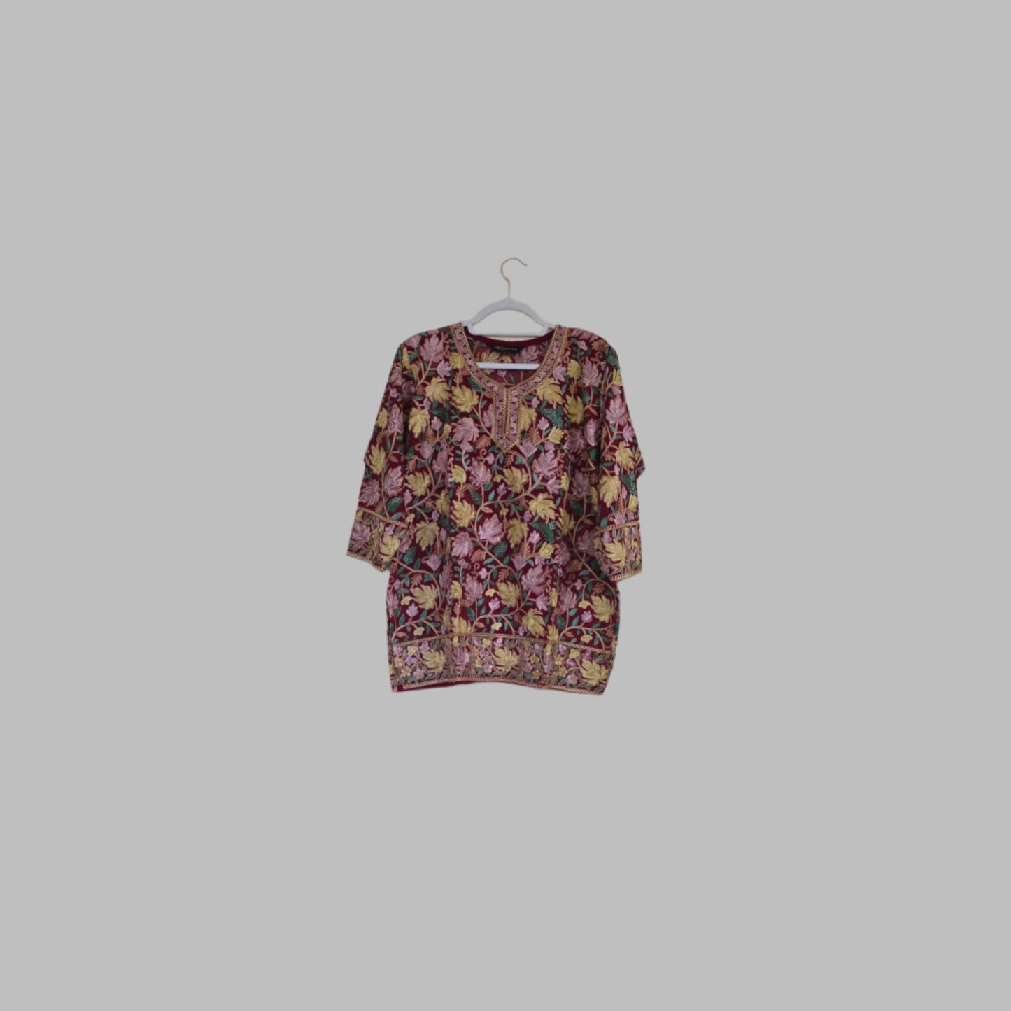 Kashmiri short kurti/top