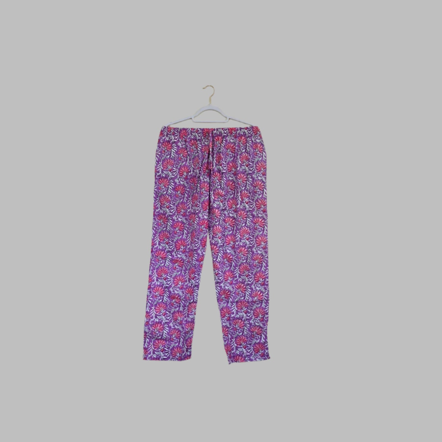 Handblock print kaftan dress