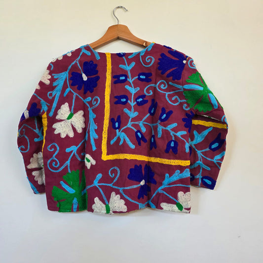 Crop Suzani jacket