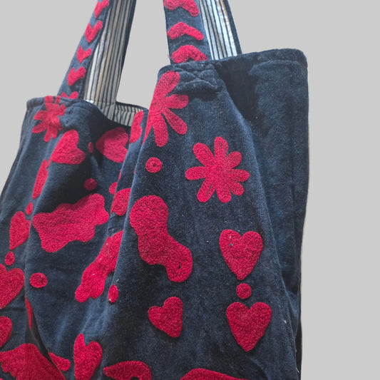 Velvet Suzani tote bag
