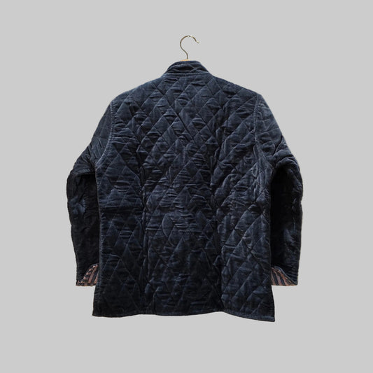 Quilted velvet jacket