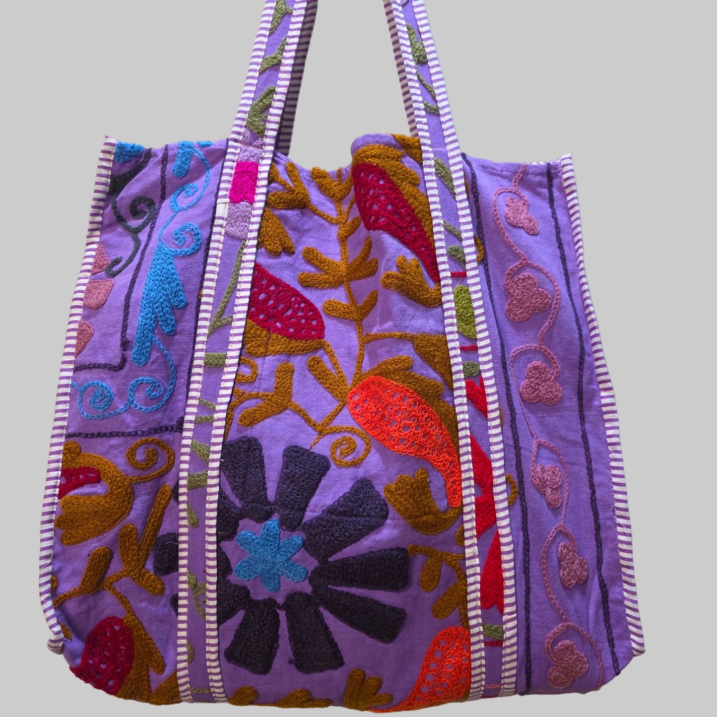 Cotton Suzani tote bag