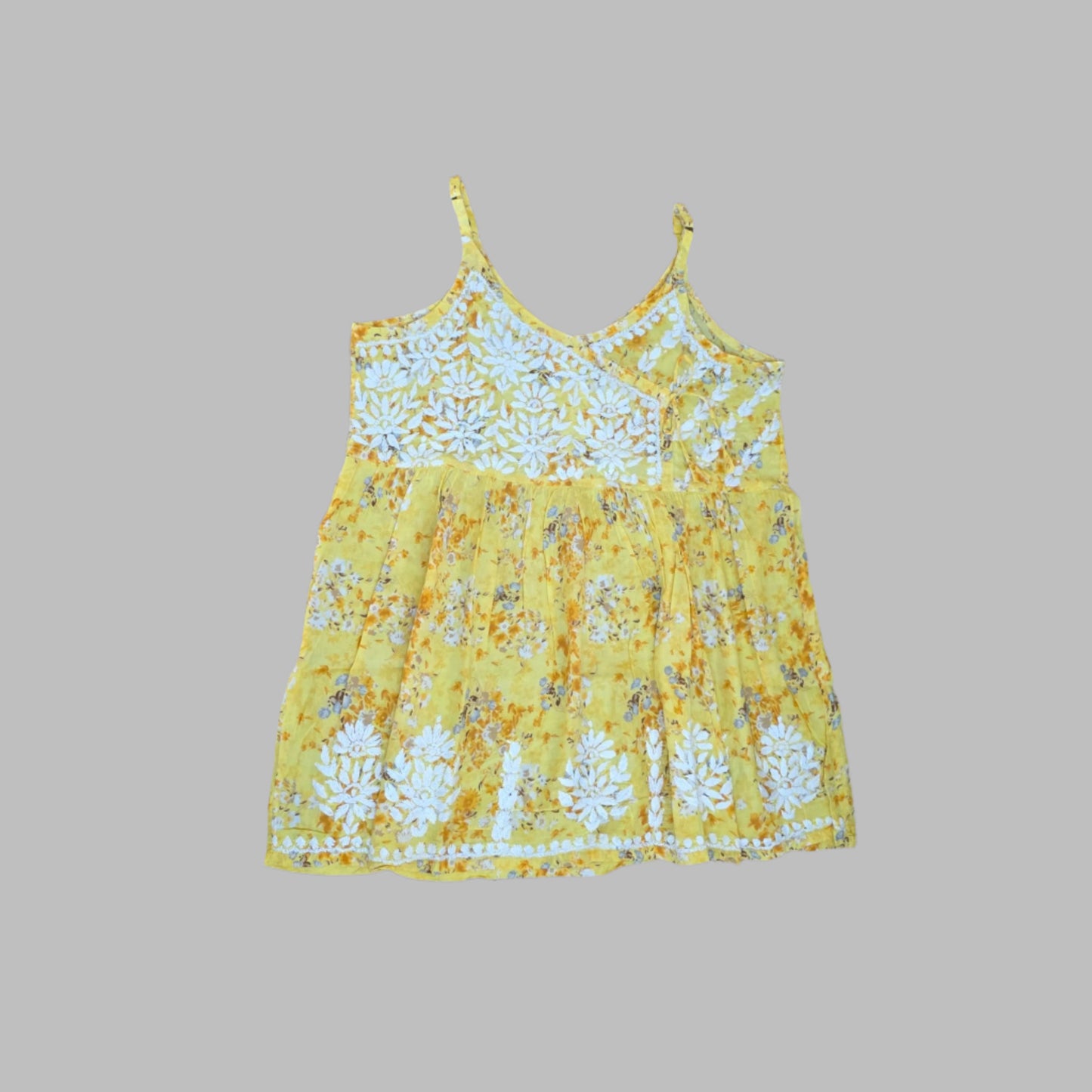 Chikankari short kurti/Top