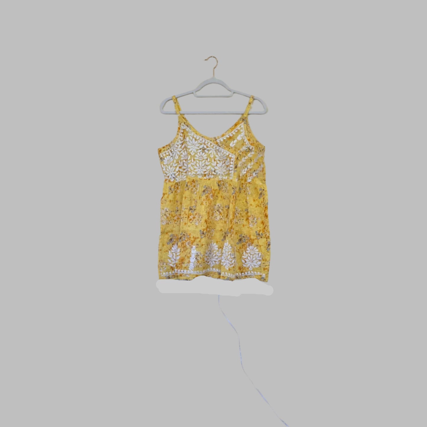 Chikankari short kurti/Top