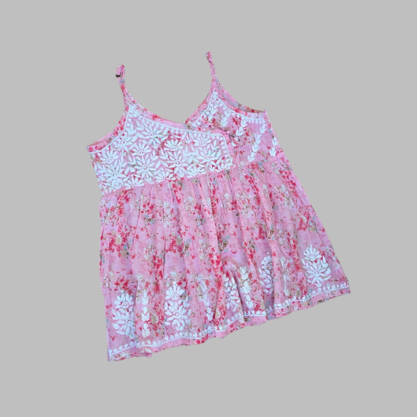 Chikankari short kurti/Top