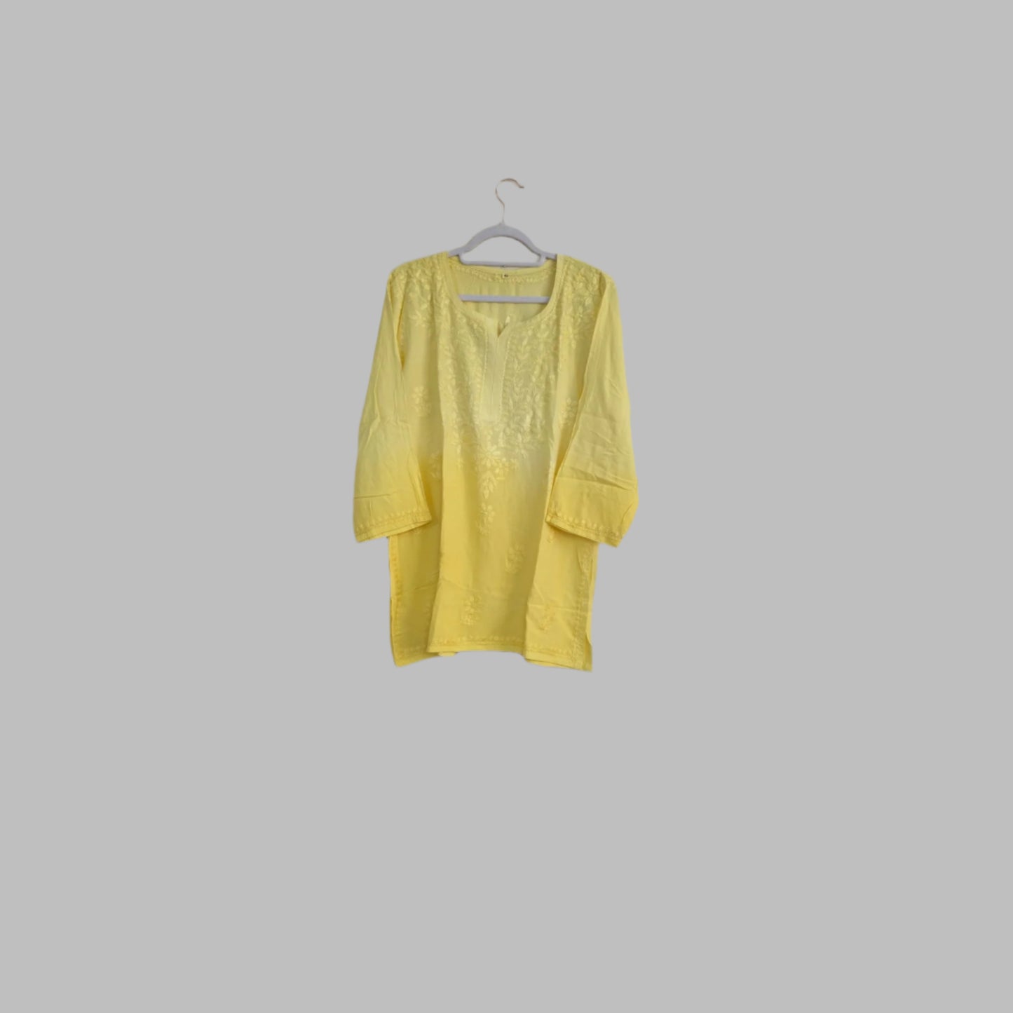 Chikankari short kurti/Top