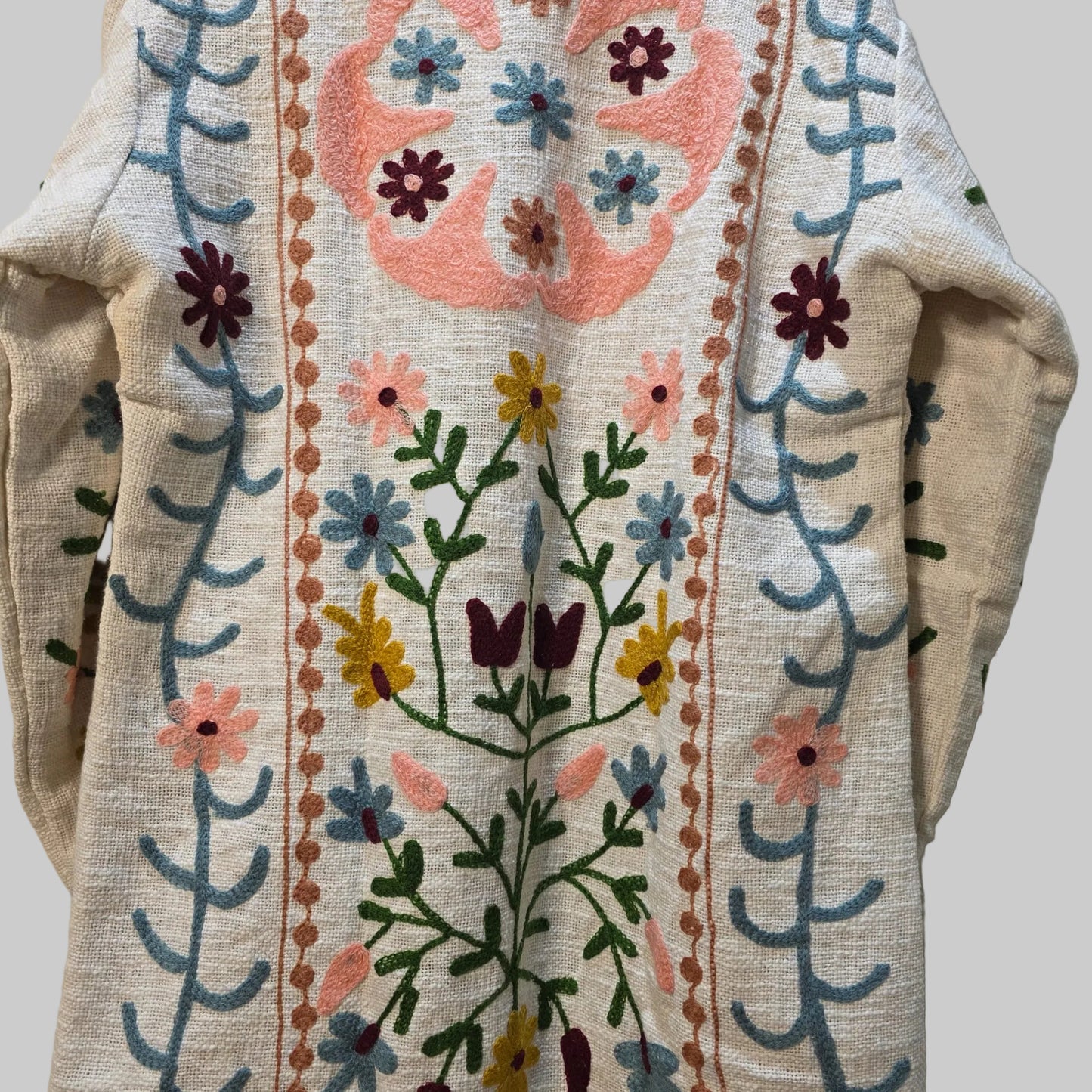 Jute Suzani long jacket