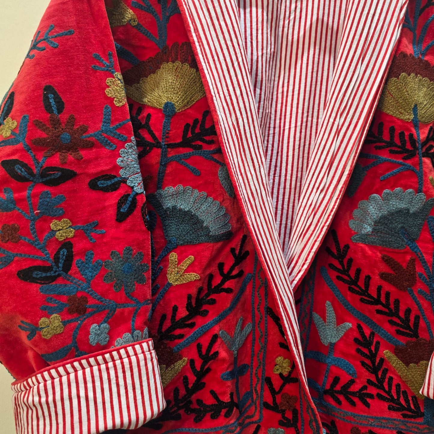 Flower Velvet Suzani jacket