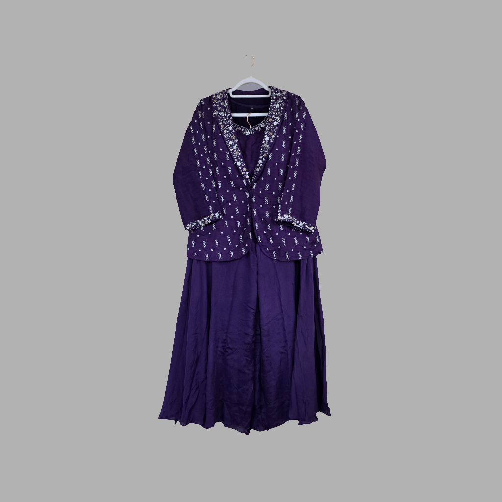 Palazzo set with jacket