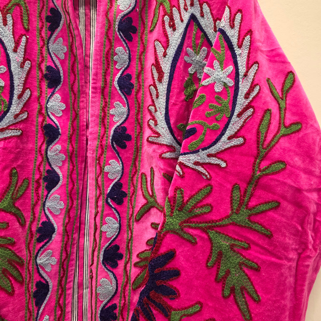 Mango Velvet Suzani jacket