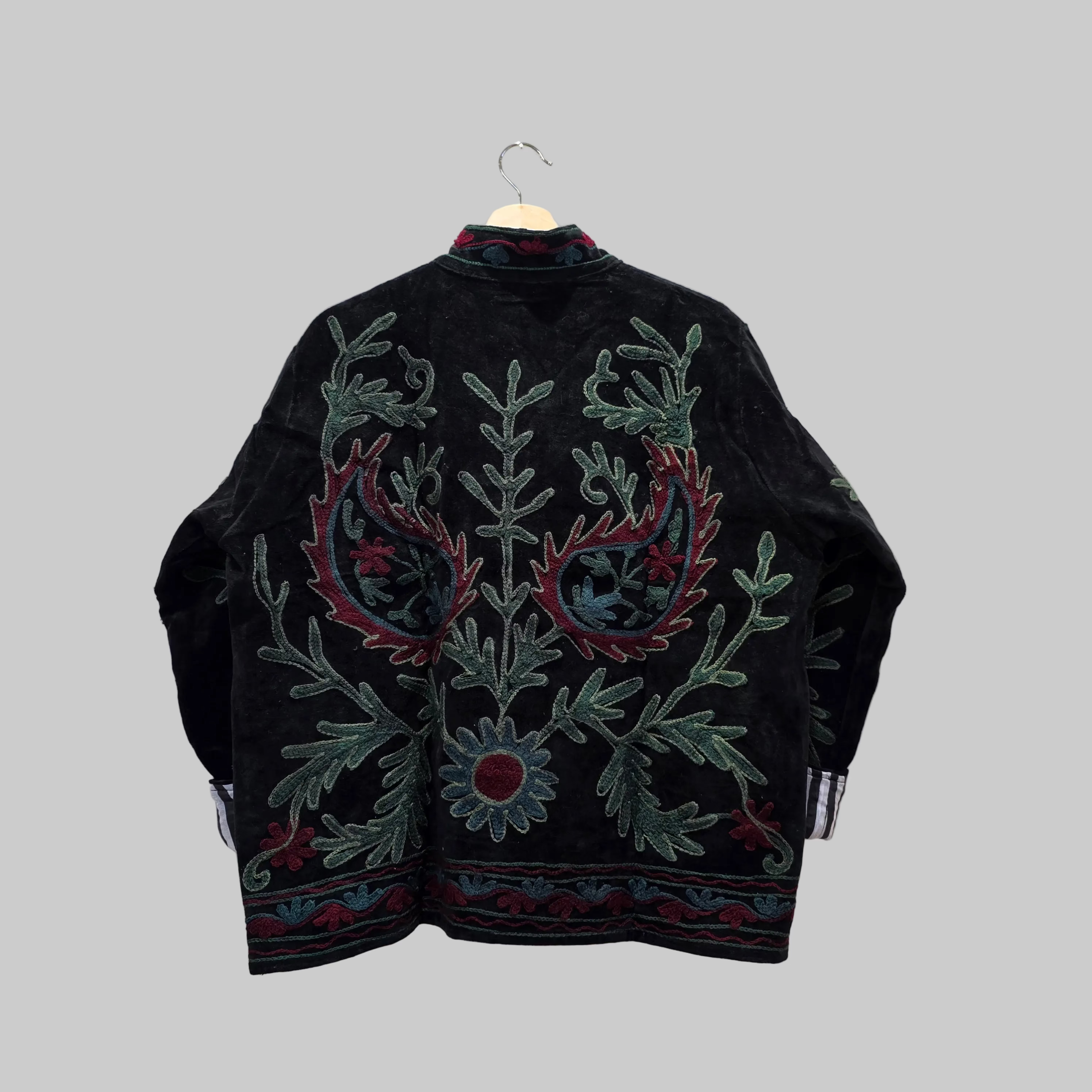 Mango Velvet Suzani jacket