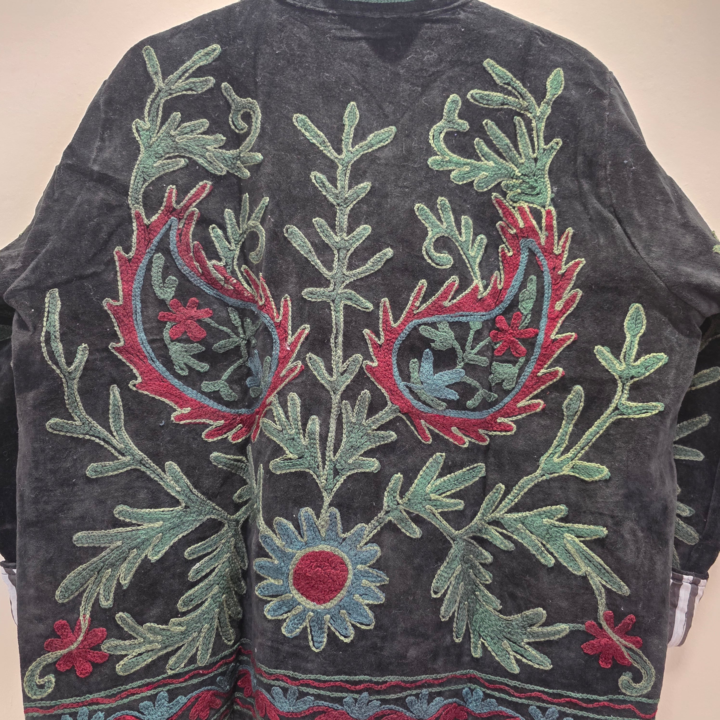 Mango Velvet Suzani jacket