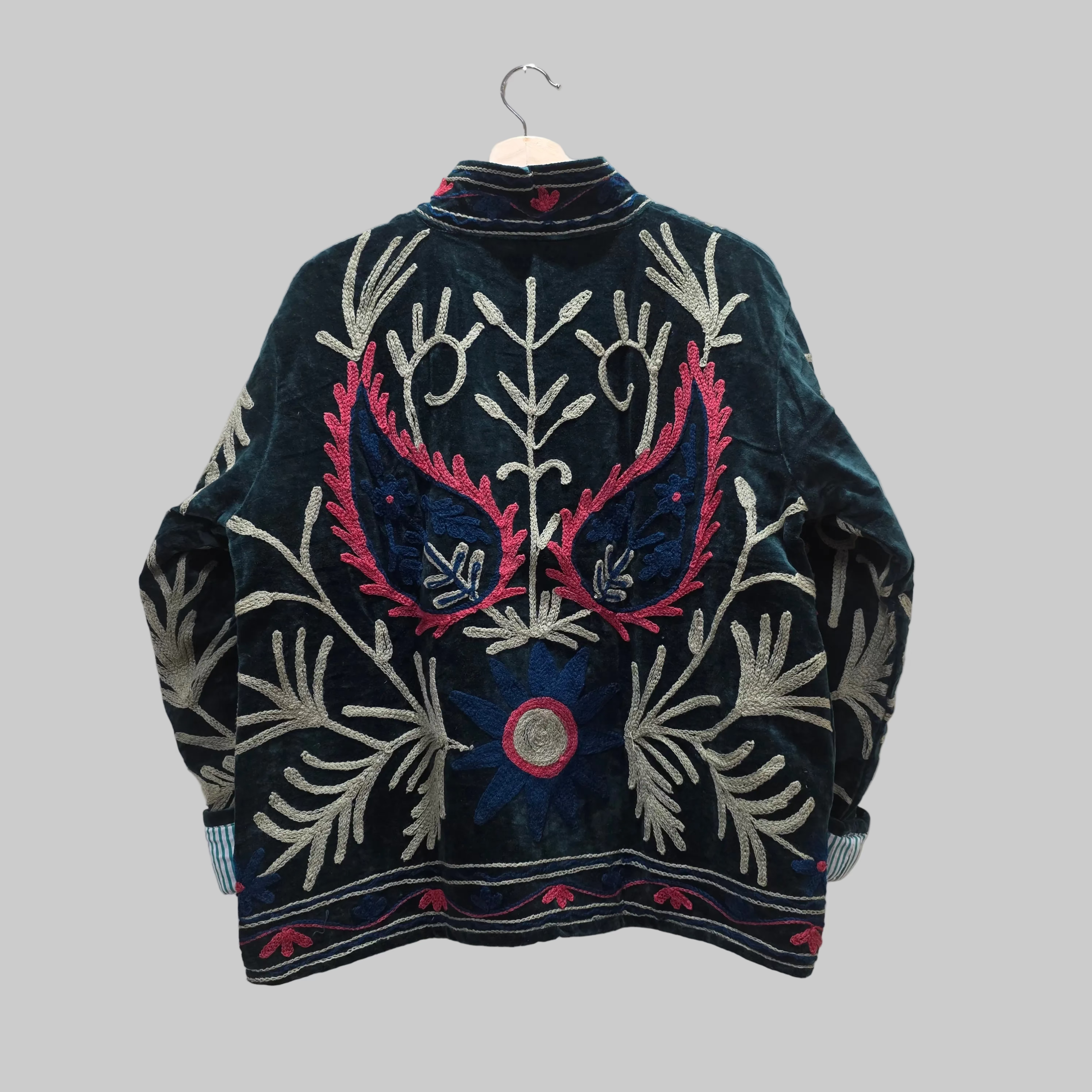Mango Velvet Suzani jacket