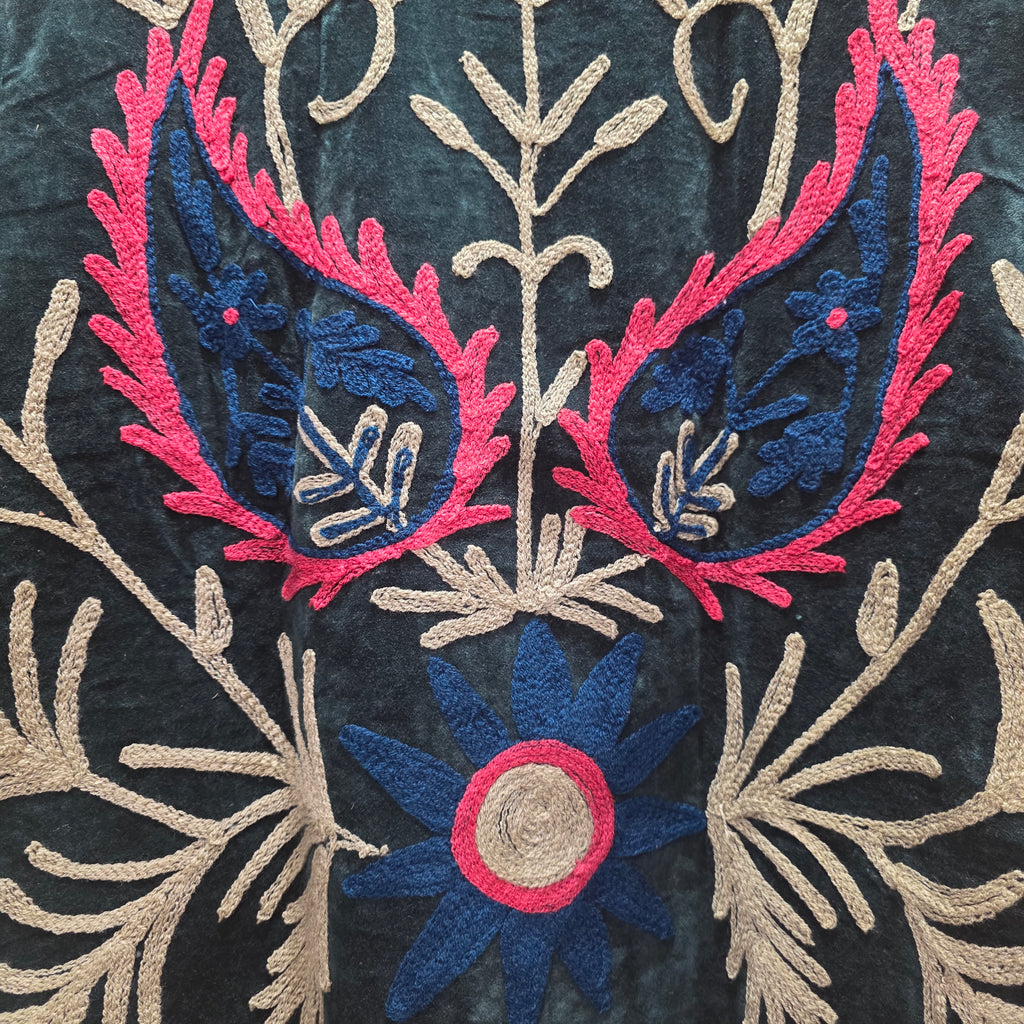 Mango Velvet Suzani jacket