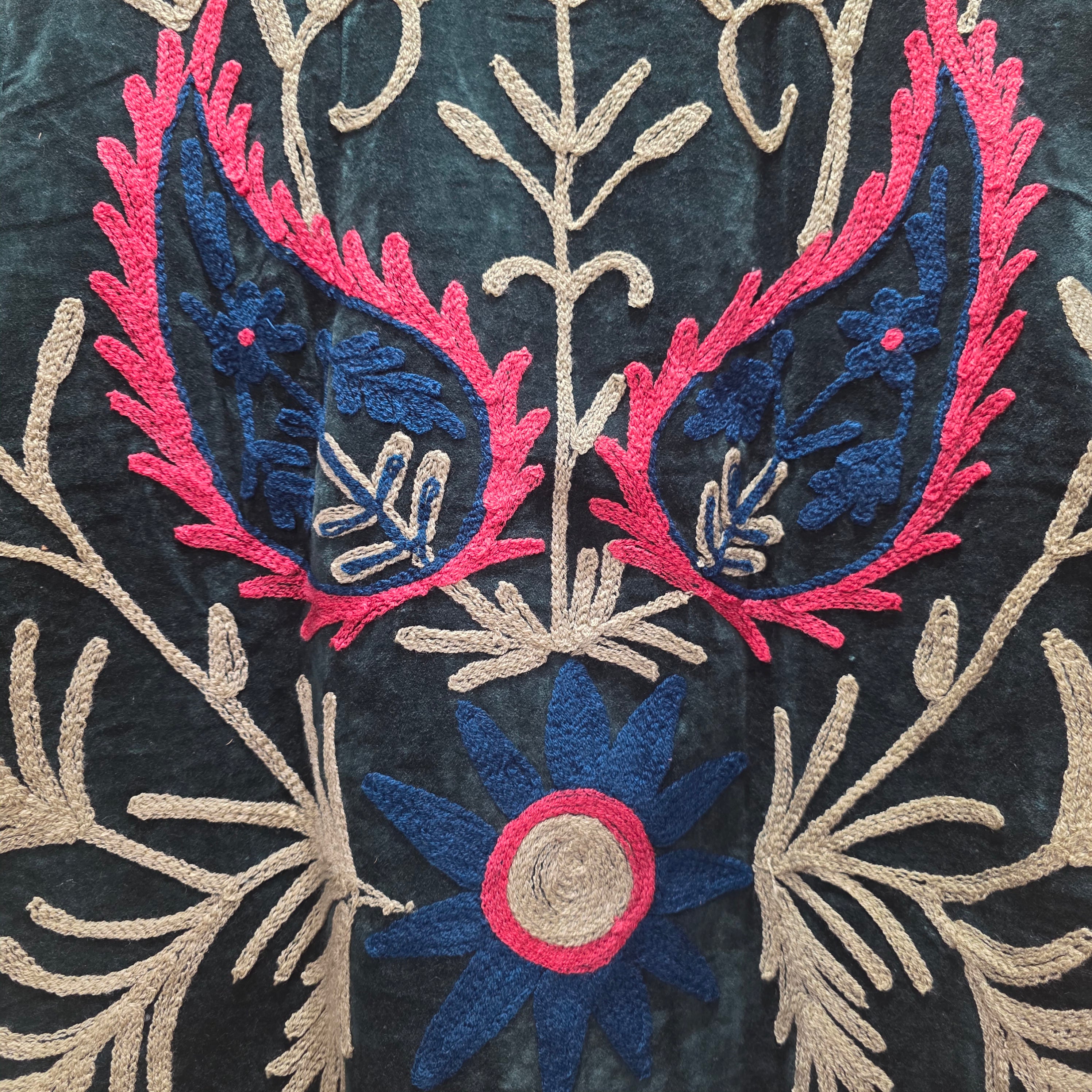 Mango Velvet Suzani jacket