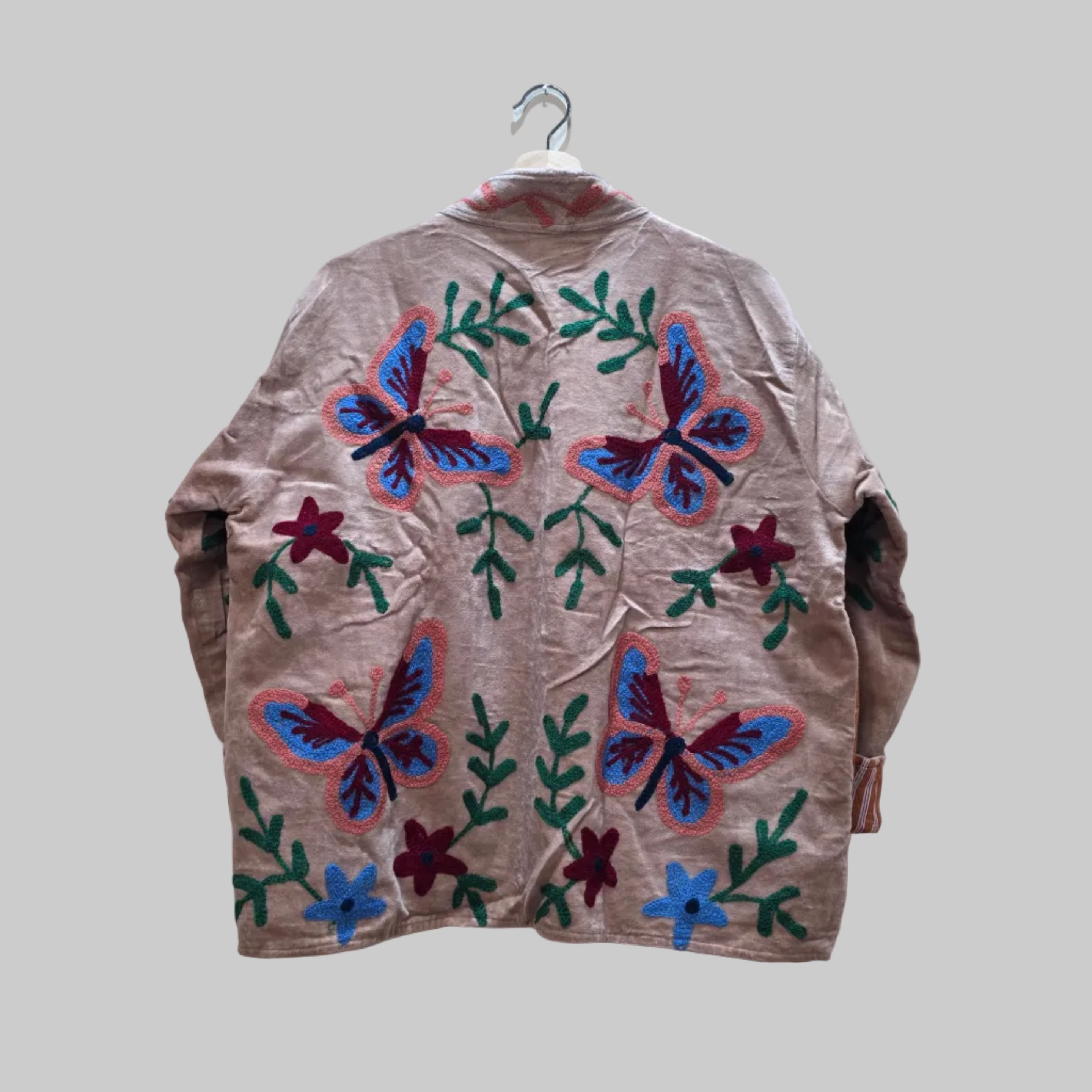 Butterfly Velvet Suzani jacket