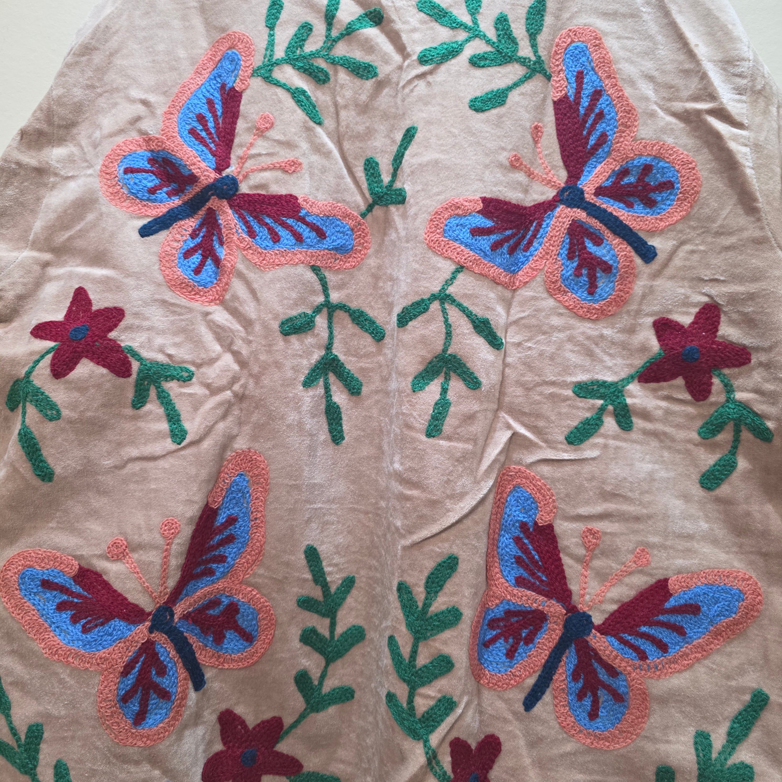 Butterfly Velvet Suzani jacket