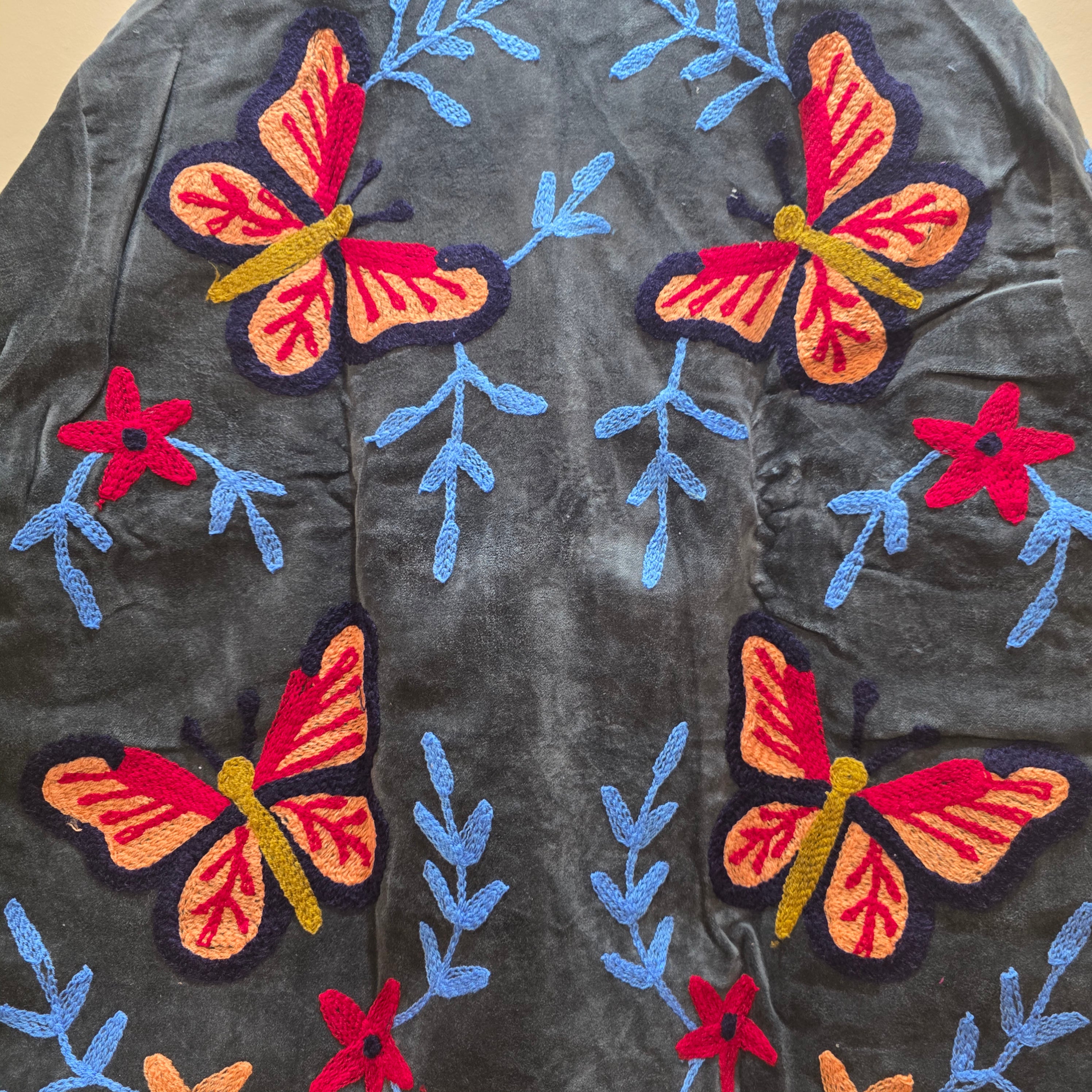 Butterfly Velvet Suzani jacket