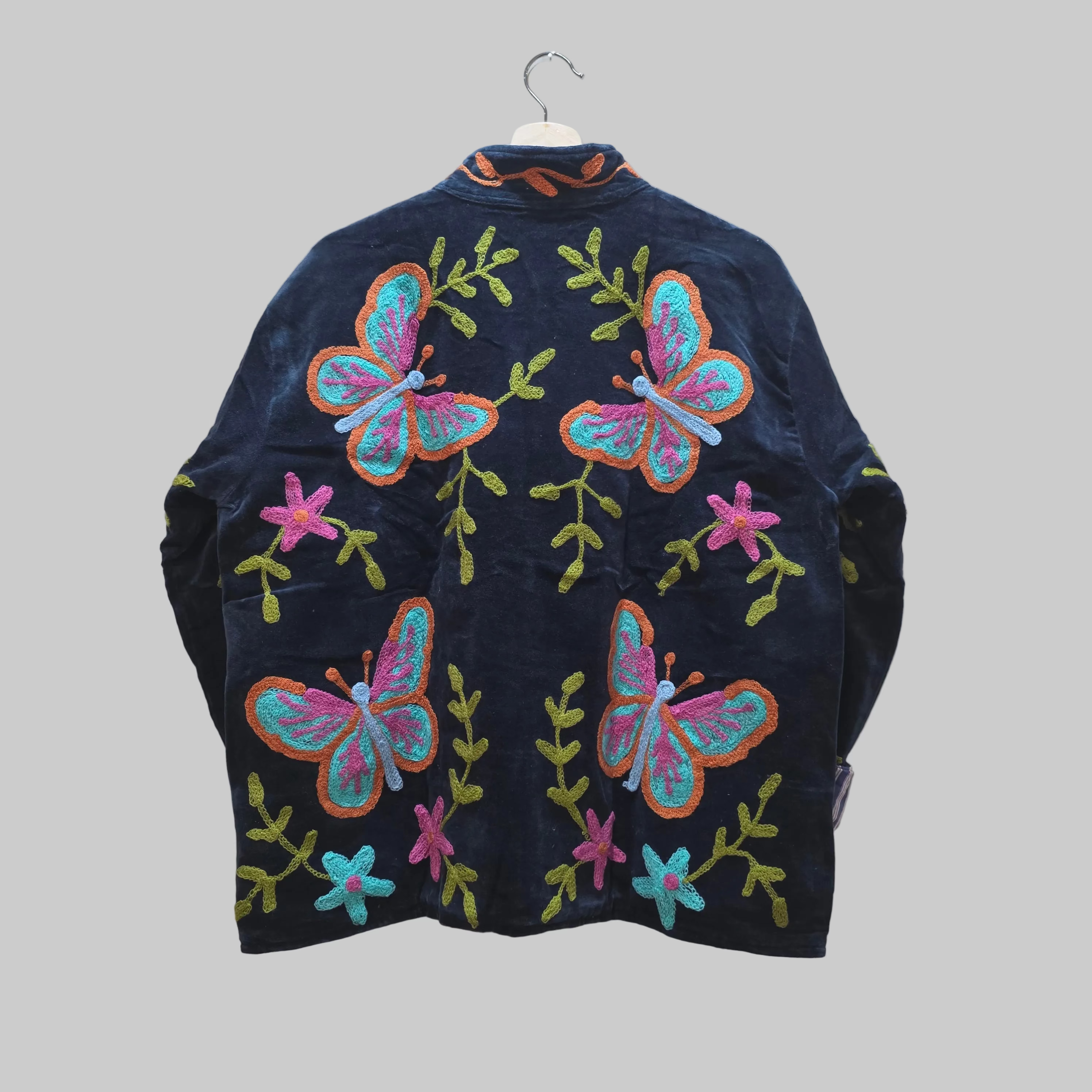 Butterfly Velvet Suzani jacket