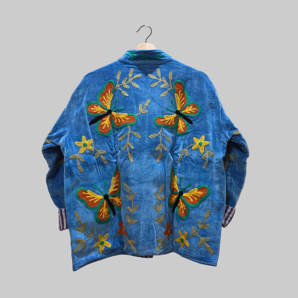 Butterfly Velvet Suzani jacket