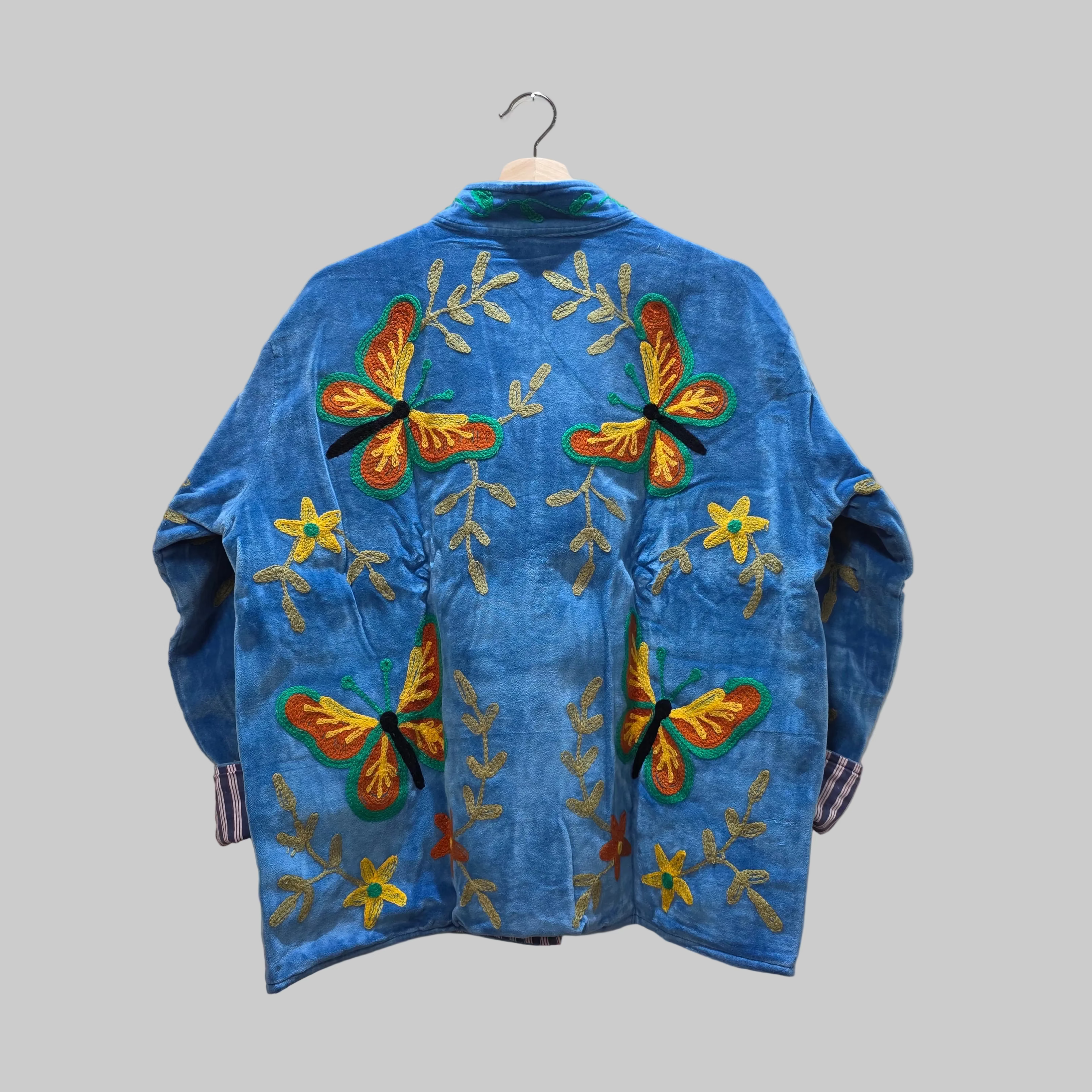 Butterfly Velvet Suzani jacket