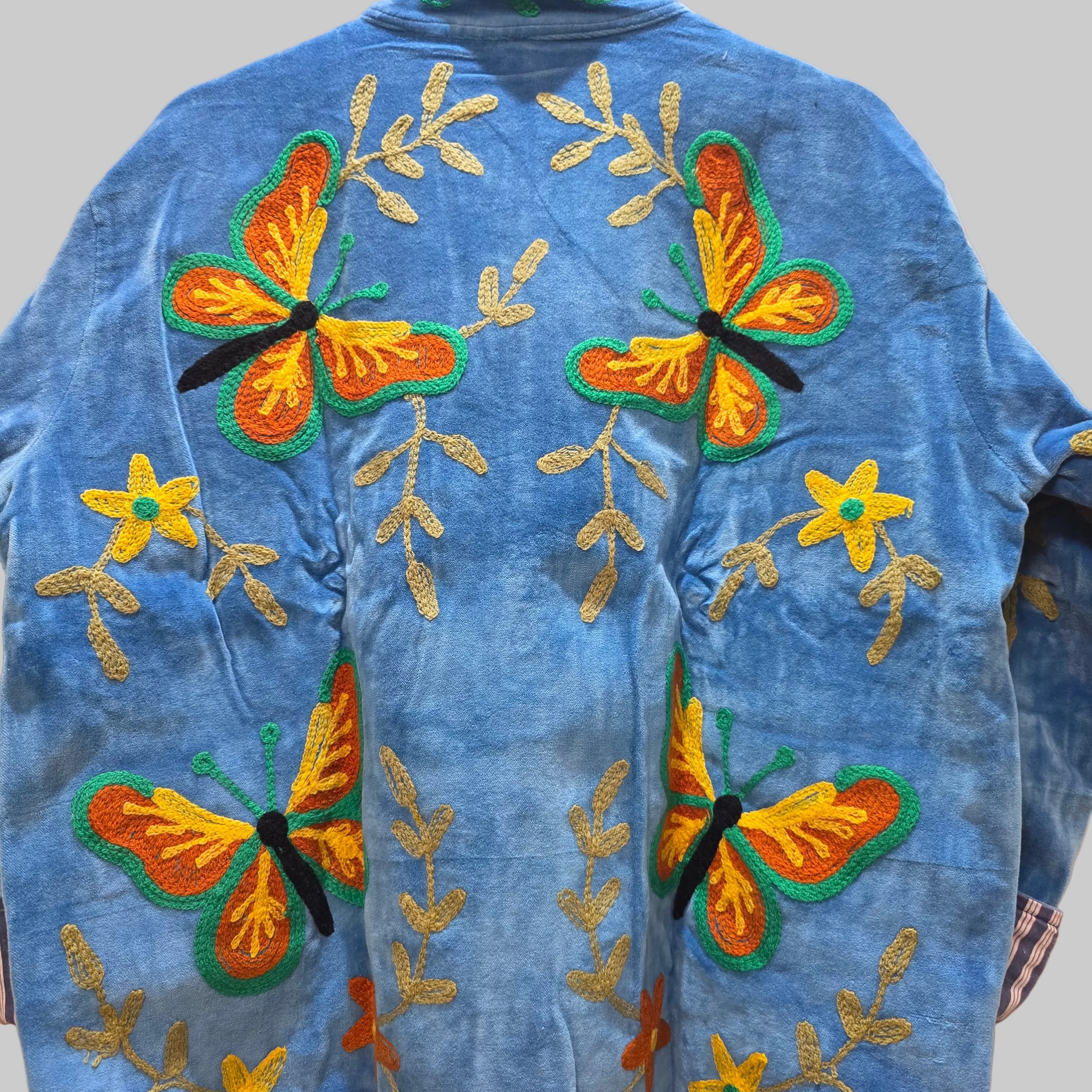 Butterfly Velvet Suzani jacket