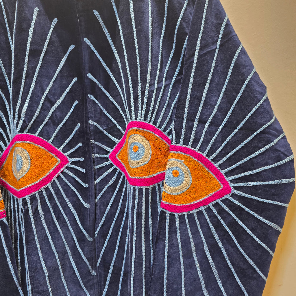 Eyes Velvet Suzani jacket
