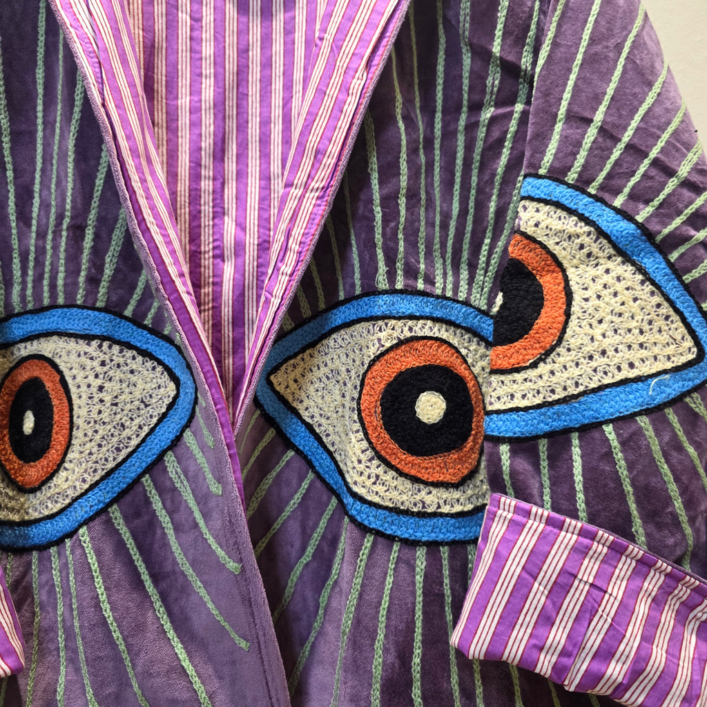 Eyes Velvet Suzani jacket
