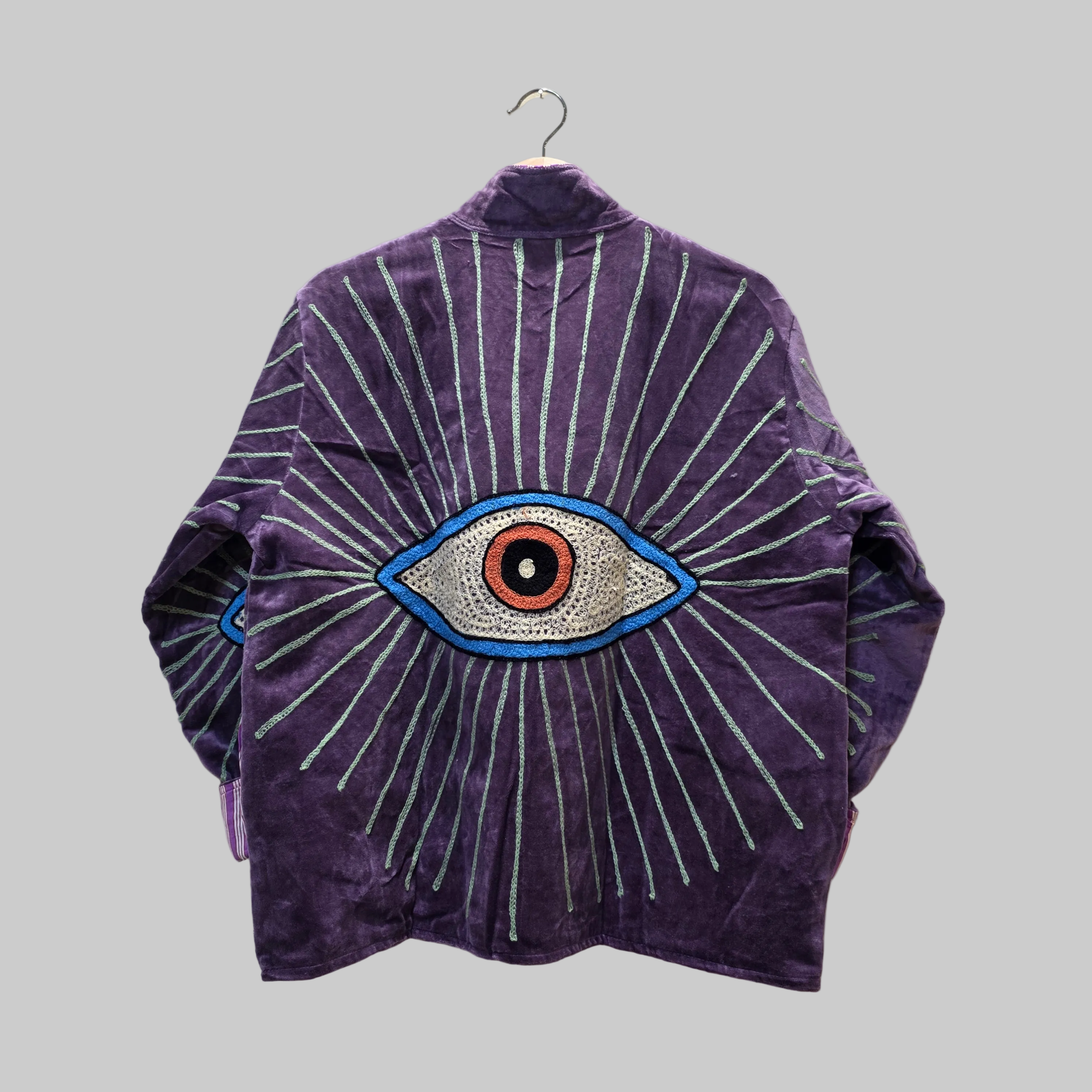 Eyes Velvet Suzani jacket