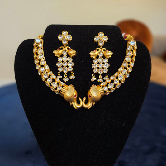 Rajasthani hasli necklace set