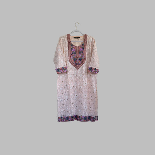 Kashmiri embroidery Kurti