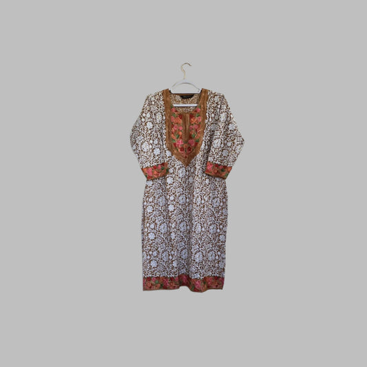 Kashmiri embroidery Kurti