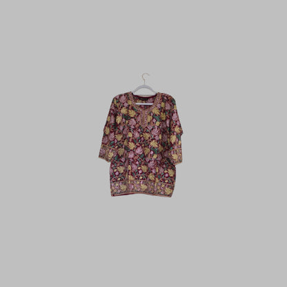 Kashmiri short kurti/top