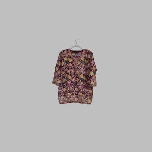 Kashmiri short kurti/top