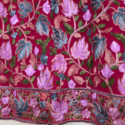 Kashmiri embroidery kurti