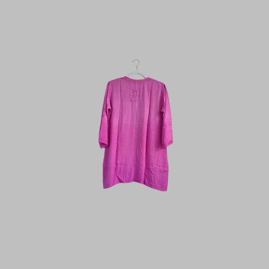 Chikankari short kurti/top