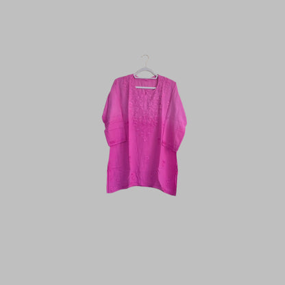 Chikankari short kurti/top