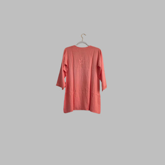 Chikankari short kurti/top