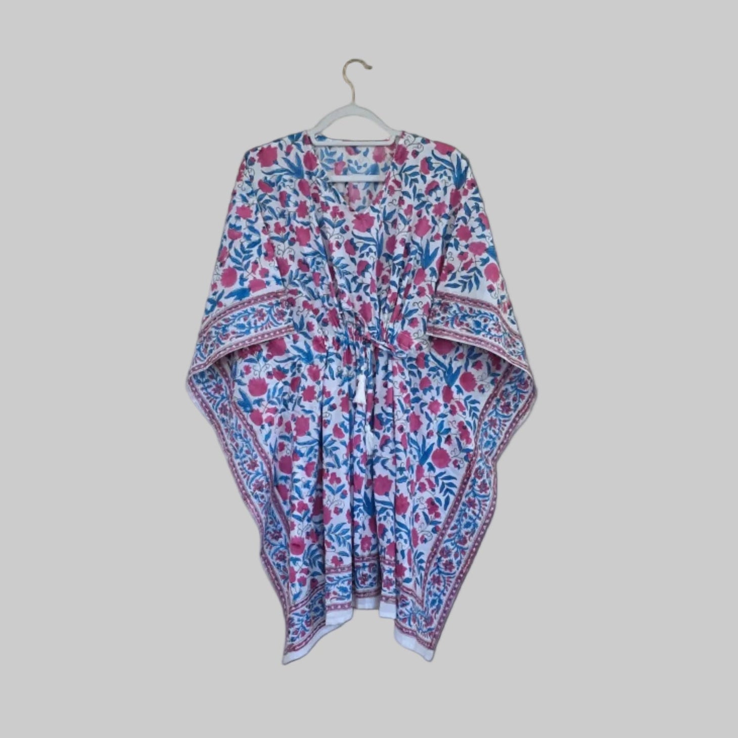 Handblock printed Kaftan
