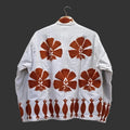 Dancing Birds Velvet Suzani jacket