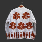 Dancing Birds Velvet Suzani jacket