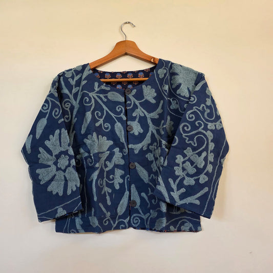 Crop Suzani Jacket