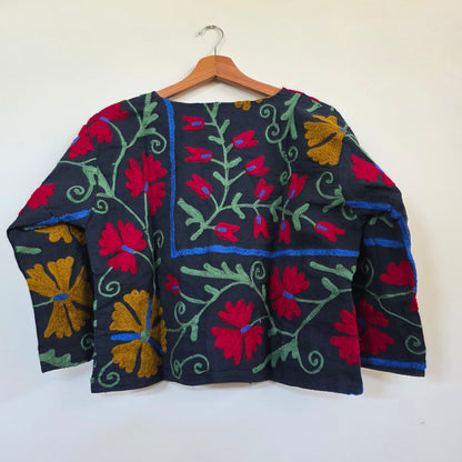 Crop Suzani jacket