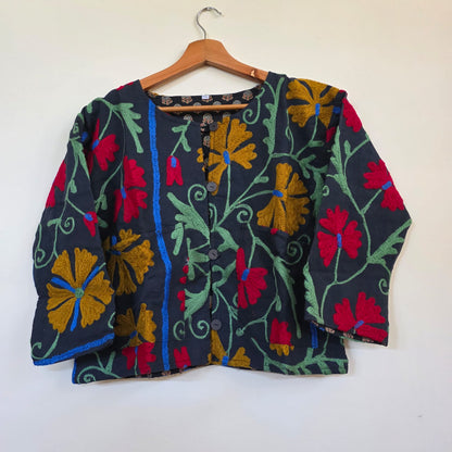 Crop Suzani jacket