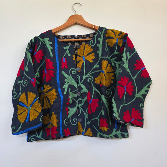 Crop Suzani jacket
