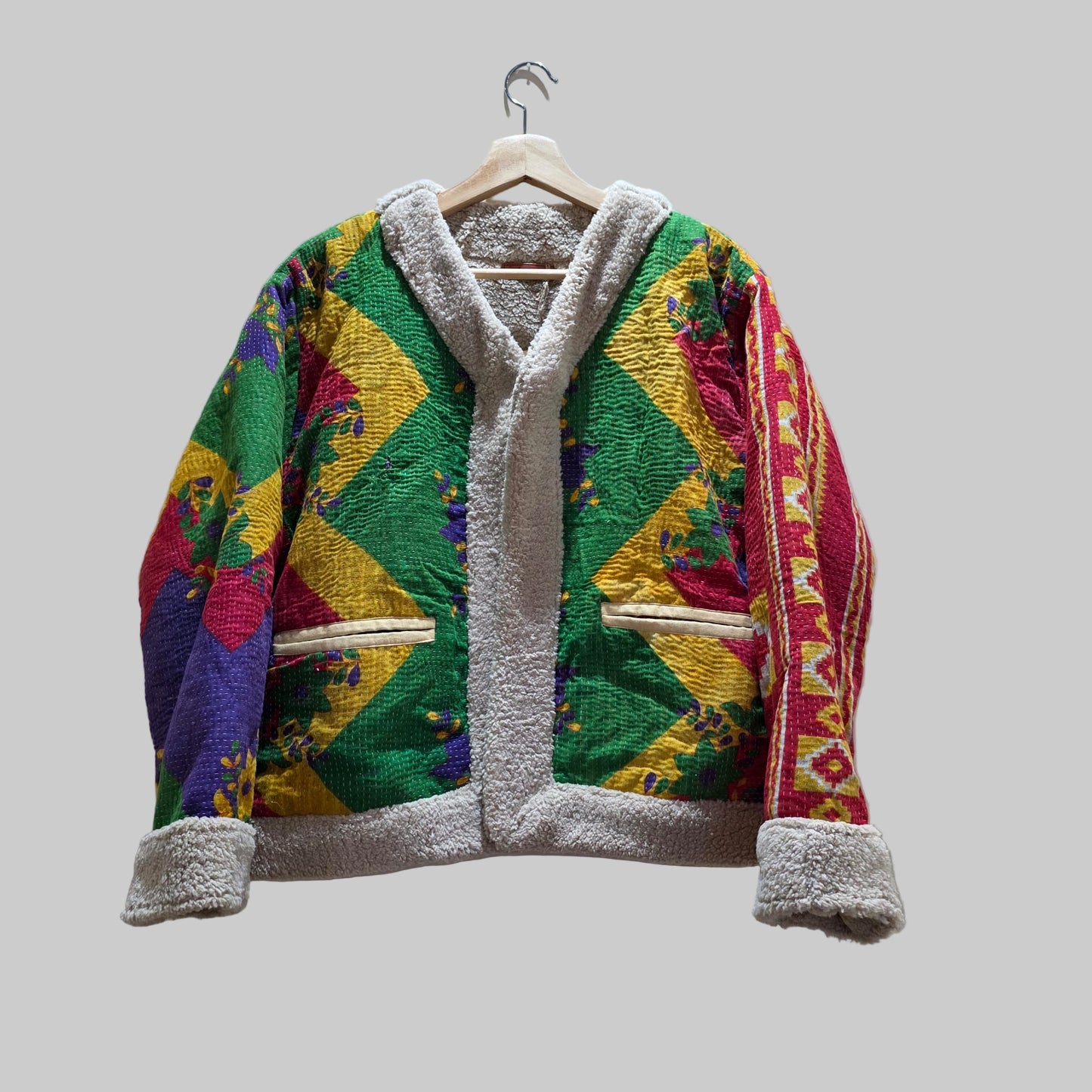 Teddy Kantha jacket