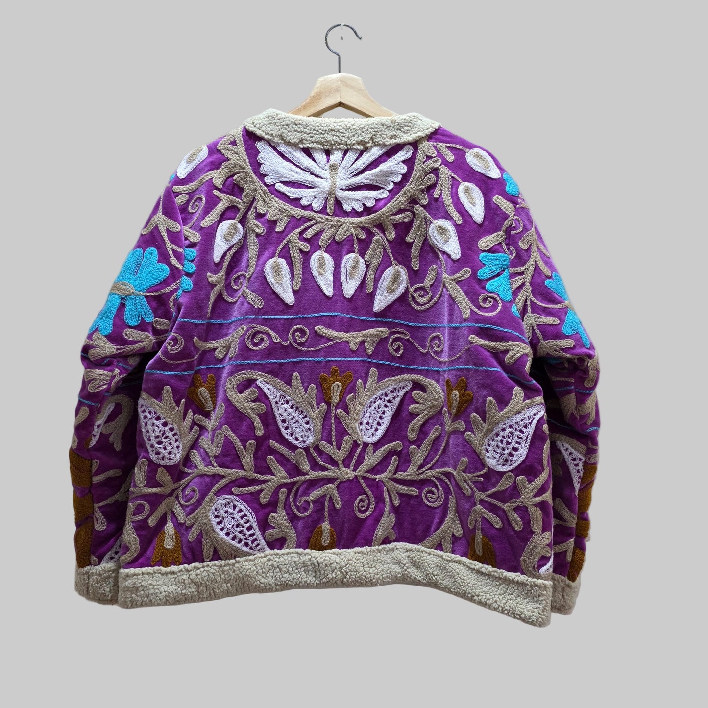 Teddy Velvet Suzani jacket